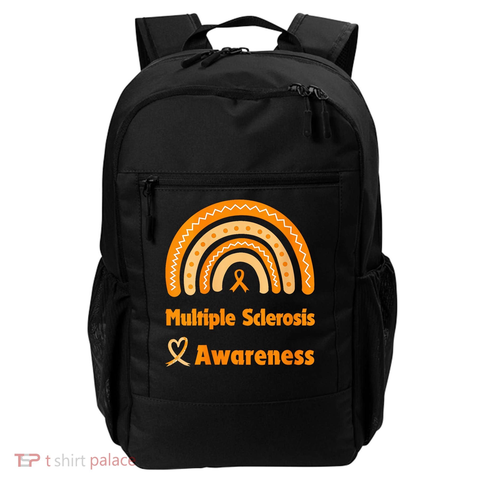 In March We Wear Orange Multiple Sclerosis Awarenes Backpack