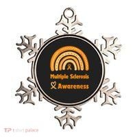 In March We Wear Orange Multiple Sclerosis Awarenes Ornament thumb 0