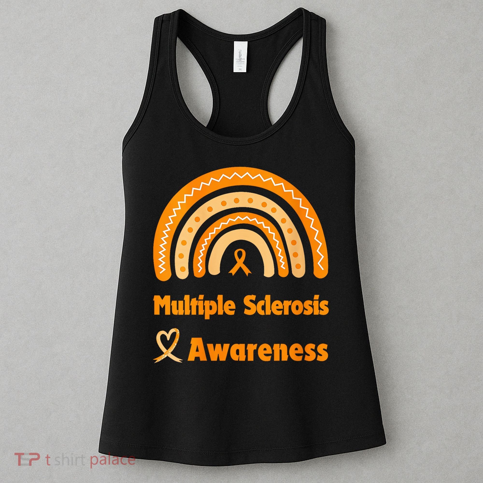 In March We Wear Orange Multiple Sclerosis Awarenes Women's Tank Top
