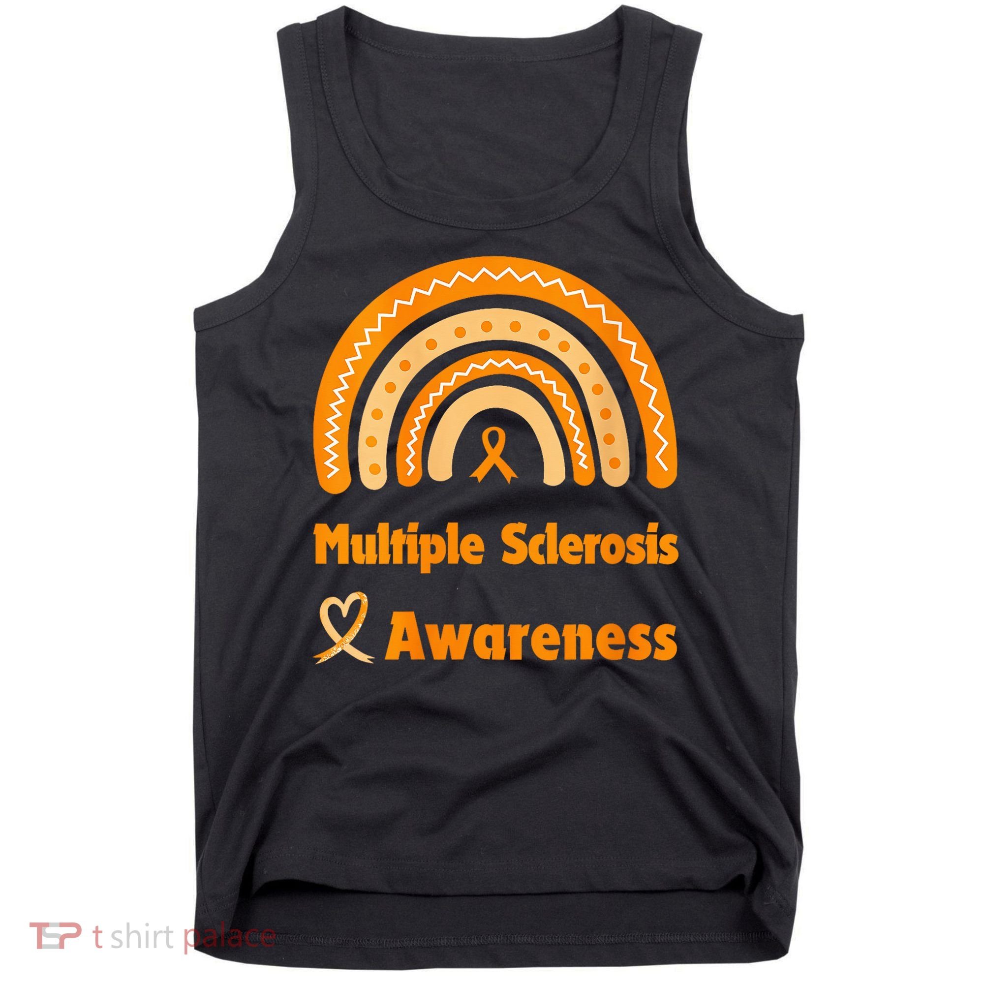 In March We Wear Orange Multiple Sclerosis Awarenes Tank Top