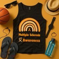 In March We Wear Orange Multiple Sclerosis Awarenes Tank Top thumb 4