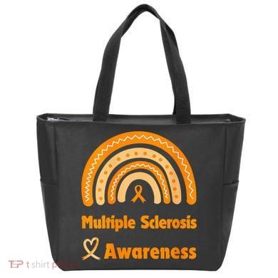 In March We Wear Orange Multiple Sclerosis Awarenes Tote Bag