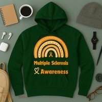 In March We Wear Orange Multiple Sclerosis Awarenes Hoodie thumb 3