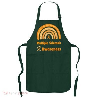 In March We Wear Orange Multiple Sclerosis Awarenes Apron
