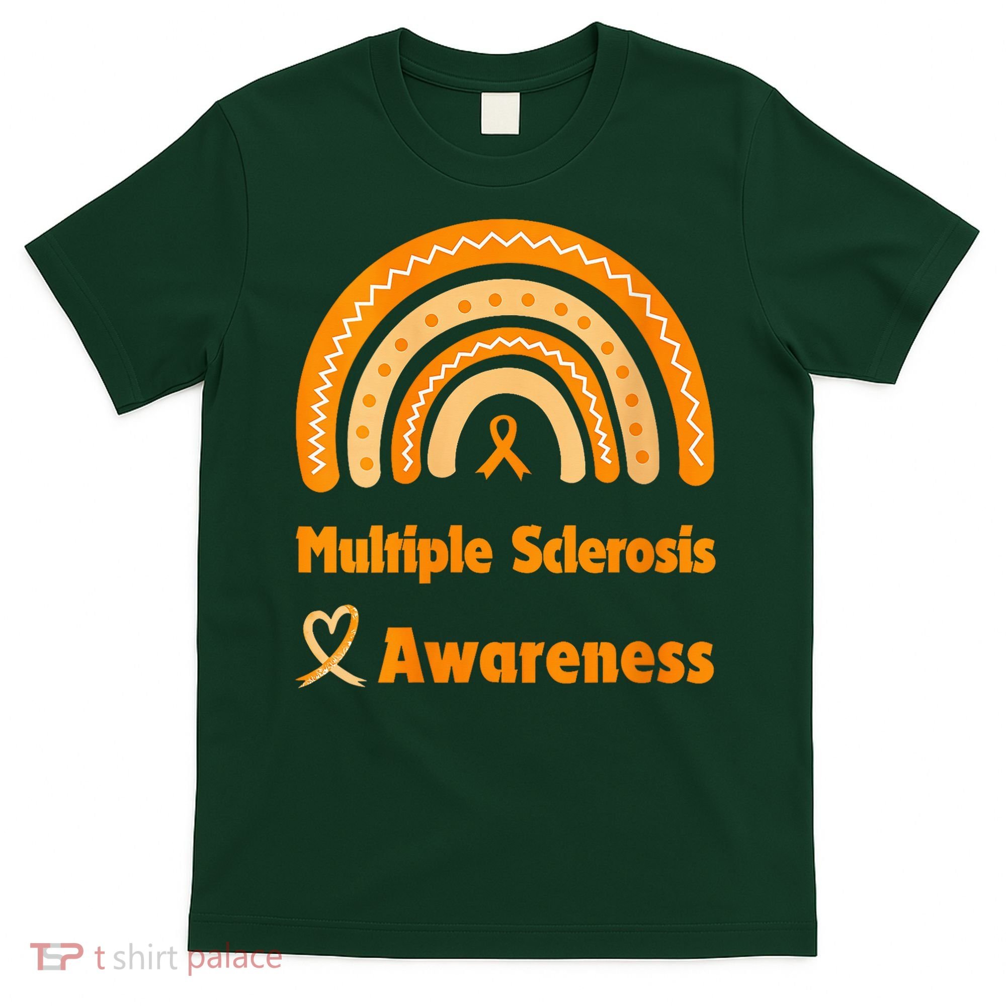 In March We Wear Orange Multiple Sclerosis Awarenes T-Shirt