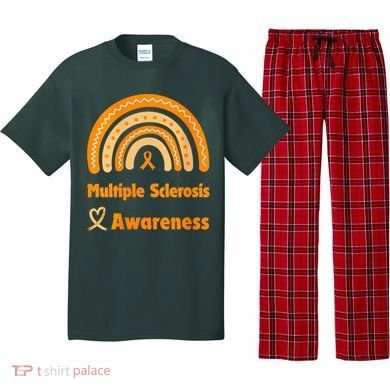 In March We Wear Orange Multiple Sclerosis Awarenes Pajama Set