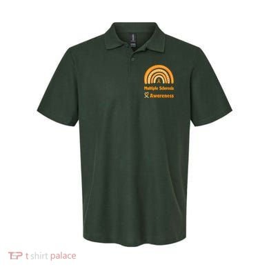 In March We Wear Orange Multiple Sclerosis Awarenes Polo