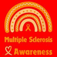 In March We Wear Orange Multiple Sclerosis Awarenes Santa Hat thumb 1