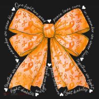 In March We Wear Orange Ribbon Multiple Sclerosis Awareness Women's Hoodie thumb 2