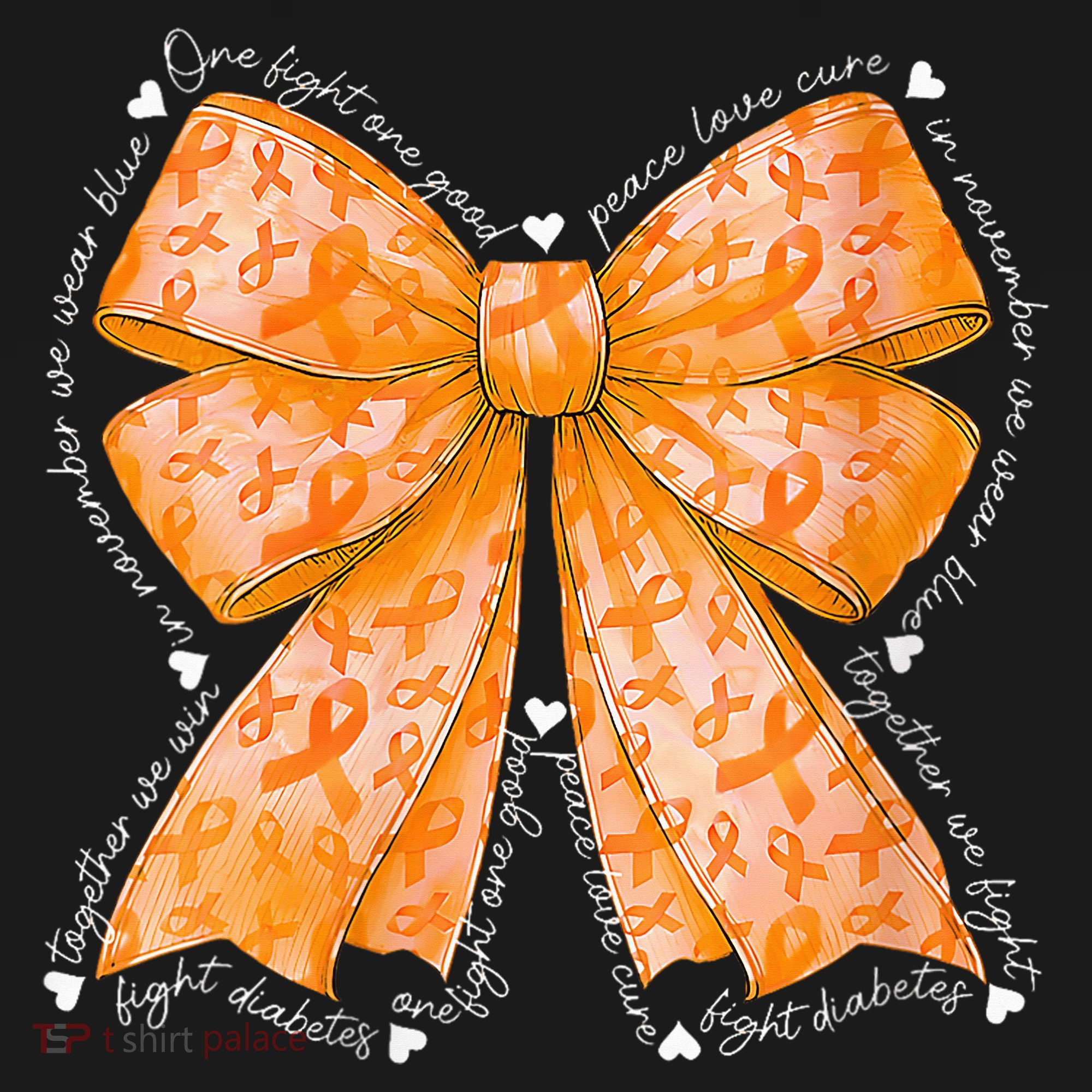 In March We Wear Orange Ribbon Multiple Sclerosis Awareness Women's Hoodie