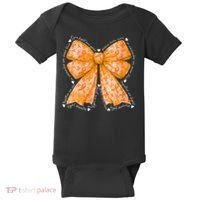 In March We Wear Orange Ribbon Multiple Sclerosis Awareness Baby Bodysuit thumb 0