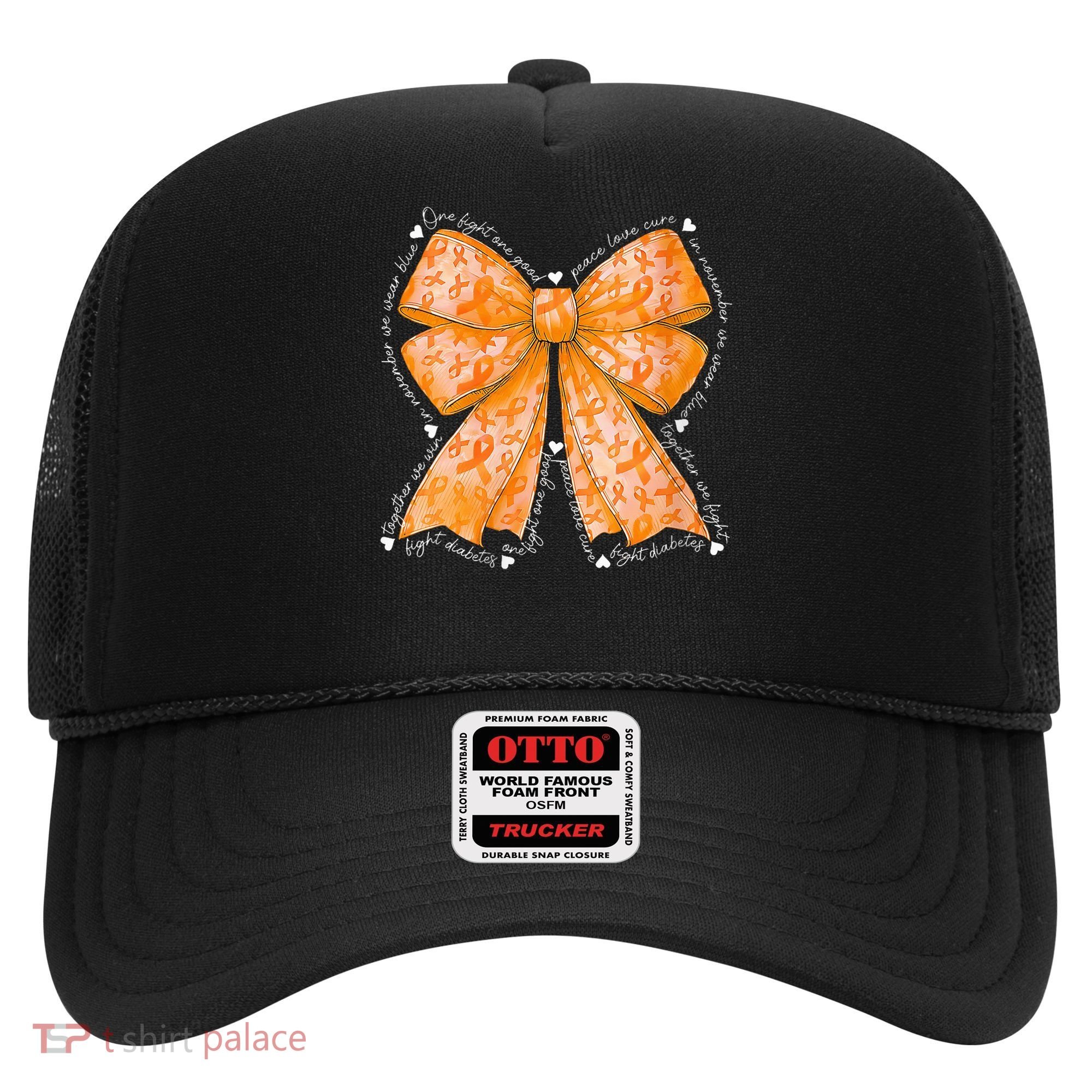 In March We Wear Orange Ribbon Multiple Sclerosis Awareness Hat