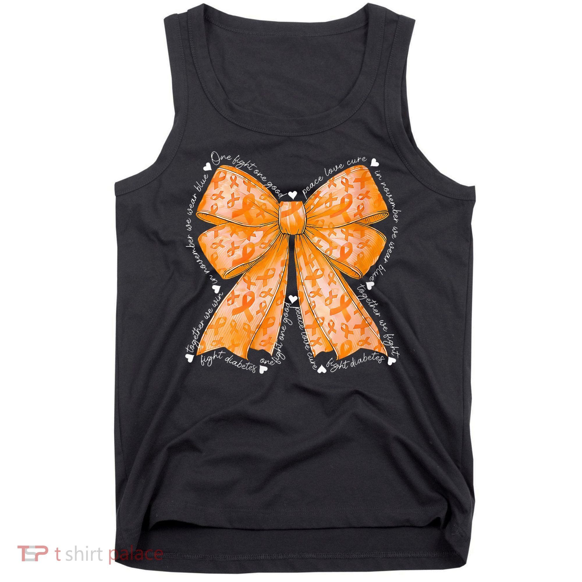 In March We Wear Orange Ribbon Multiple Sclerosis Awareness Tank Top
