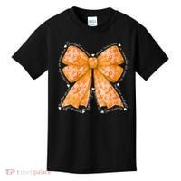 In March We Wear Orange Ribbon Multiple Sclerosis Awareness Kids T-Shirt thumb 0