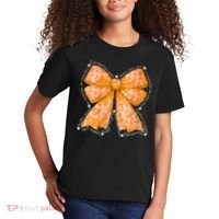In March We Wear Orange Ribbon Multiple Sclerosis Awareness Kids T-Shirt thumb 2