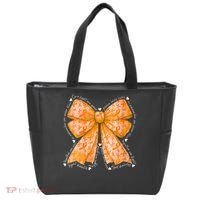 In March We Wear Orange Ribbon Multiple Sclerosis Awareness Tote Bag thumb 0