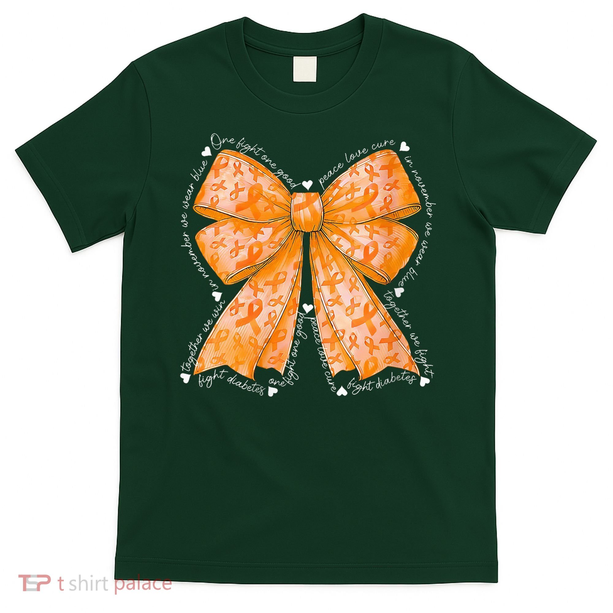 In March We Wear Orange Ribbon Multiple Sclerosis Awareness T-Shirt