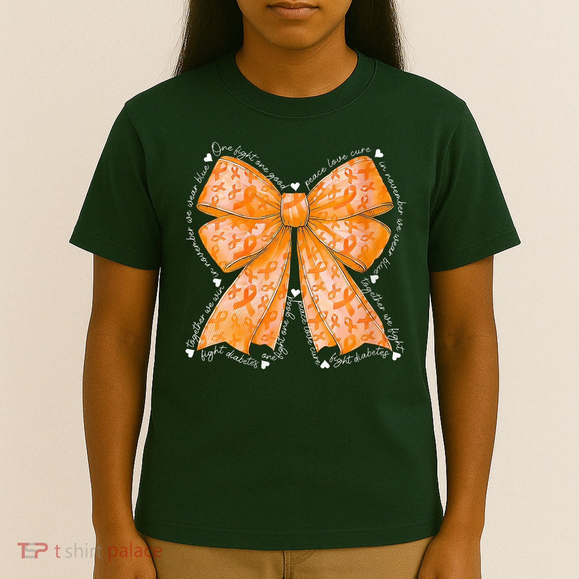 In March We Wear Orange Ribbon Multiple Sclerosis Awareness T-Shirt