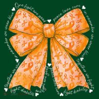 In March We Wear Orange Ribbon Multiple Sclerosis Awareness Button thumb 1