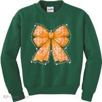In March We Wear Orange Ribbon Multiple Sclerosis Awareness Kids Sweatshirt thumb 0