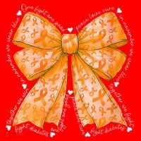 In March We Wear Orange Ribbon Multiple Sclerosis Awareness Santa Hat thumb 1