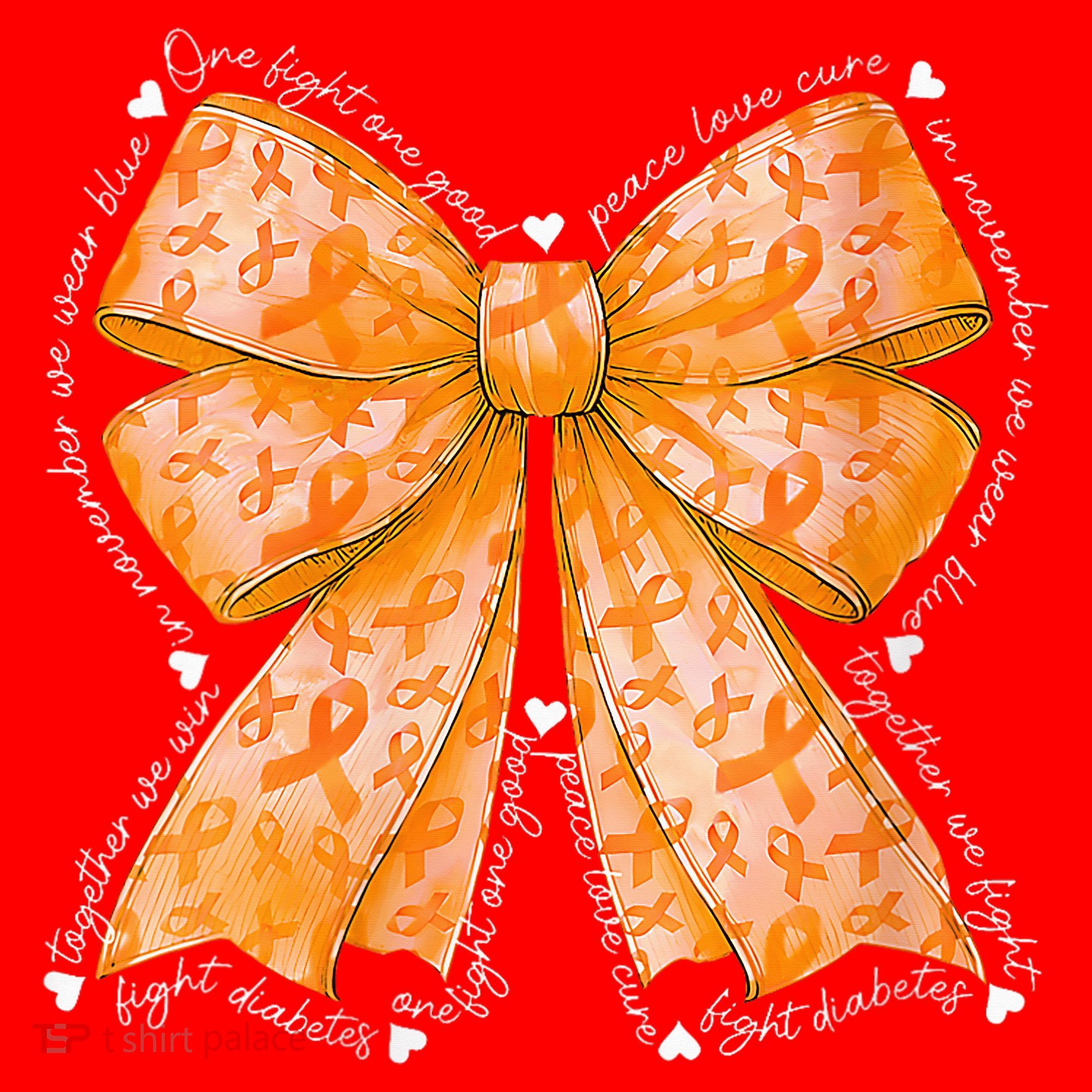 In March We Wear Orange Ribbon Multiple Sclerosis Awareness Santa Hat