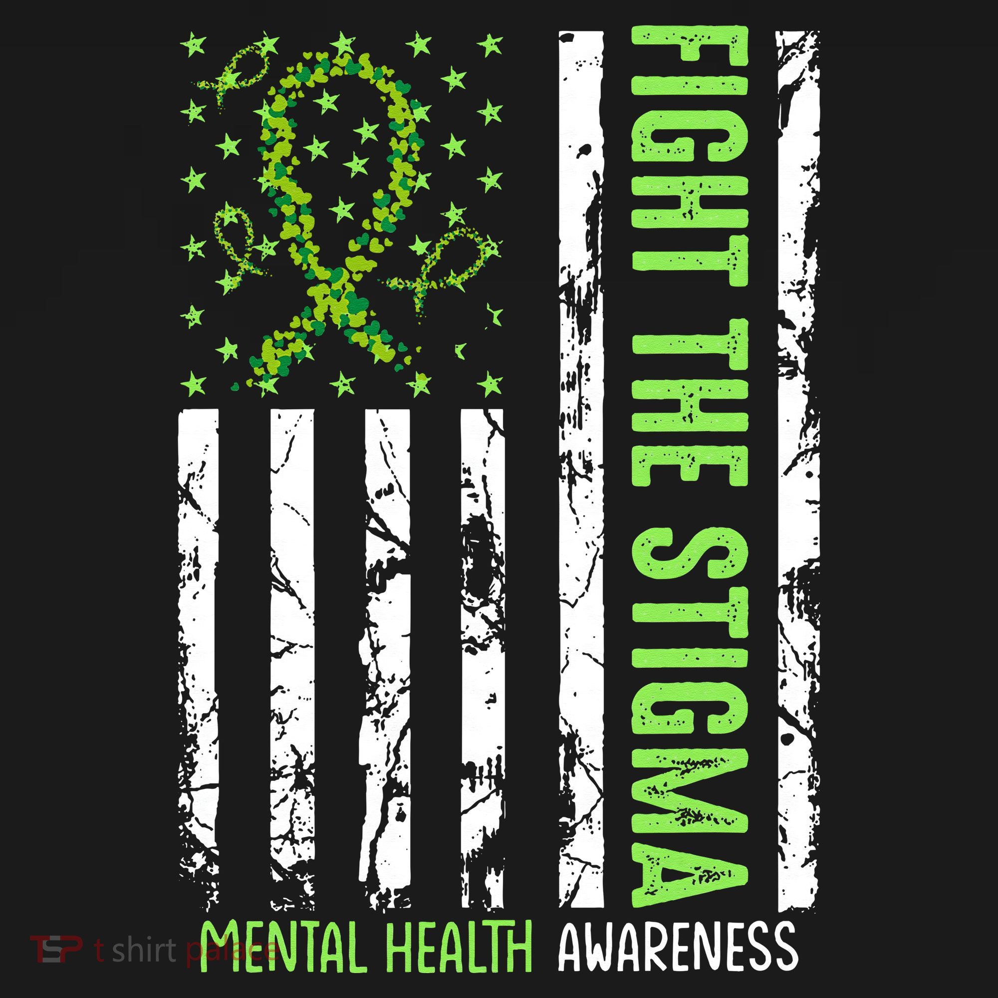 In May We Wear Green For Mental Health Awareness Month Women's Tank Top