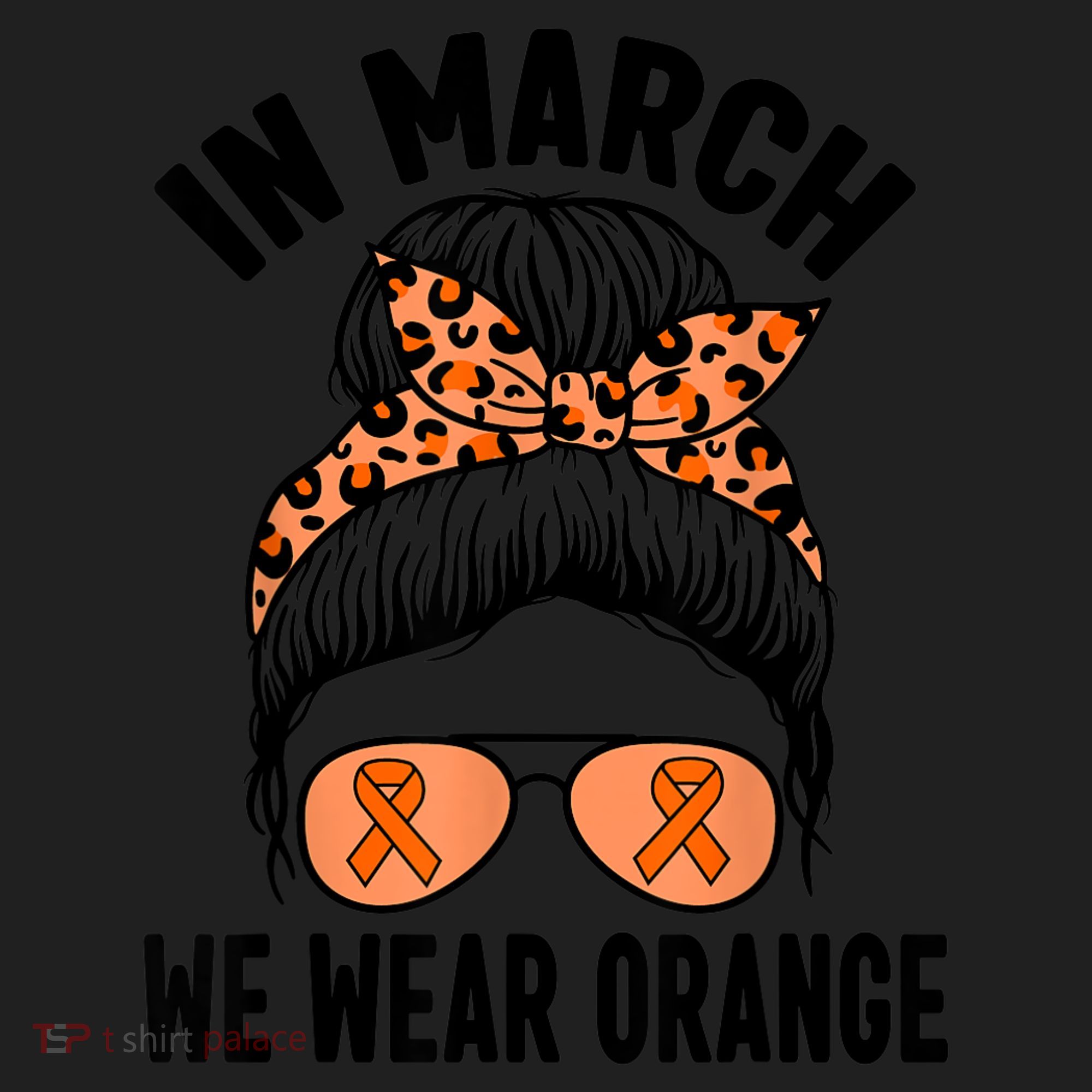 In March We Wear Orange MS Multiple Sclerosis Women's Sweatshirt