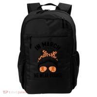 In March We Wear Orange MS Multiple Sclerosis Backpack thumb 0