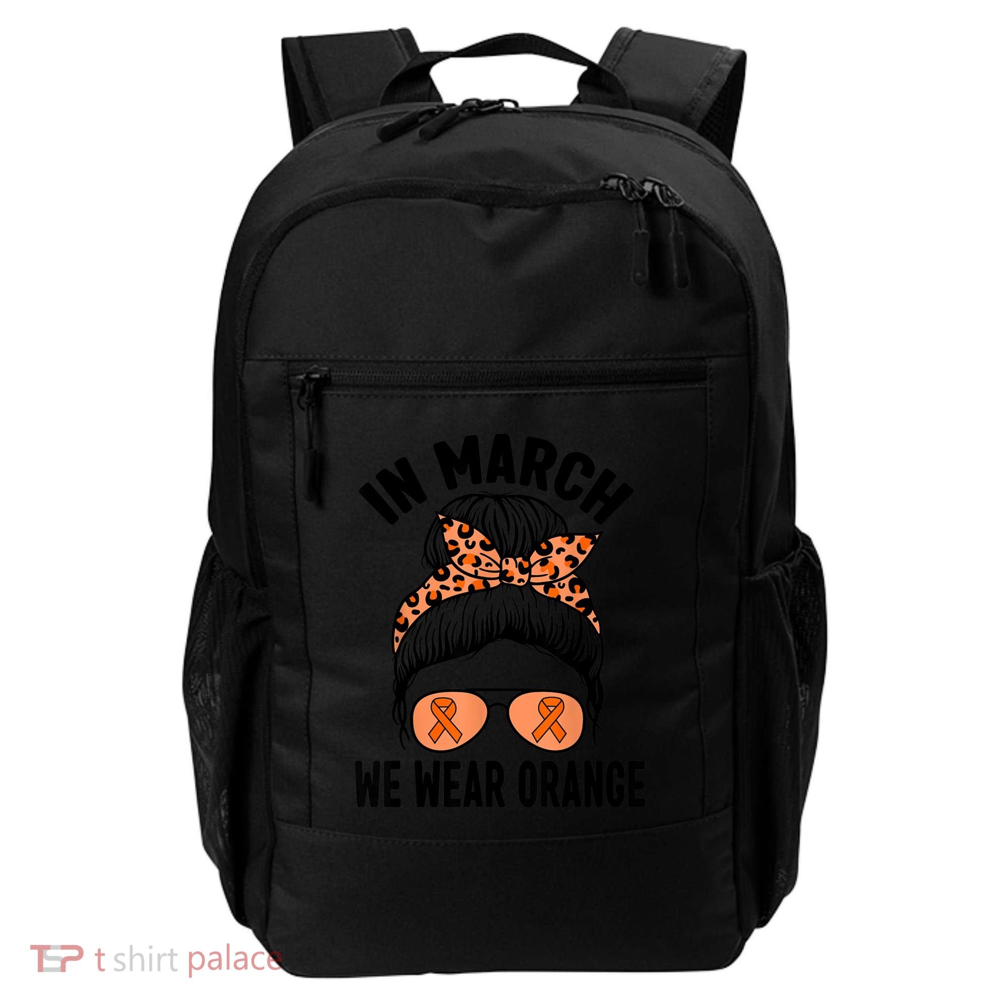 In March We Wear Orange MS Multiple Sclerosis Backpack