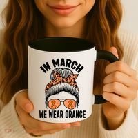 In March We Wear Orange MS Multiple Sclerosis Coffee Mug thumb 3