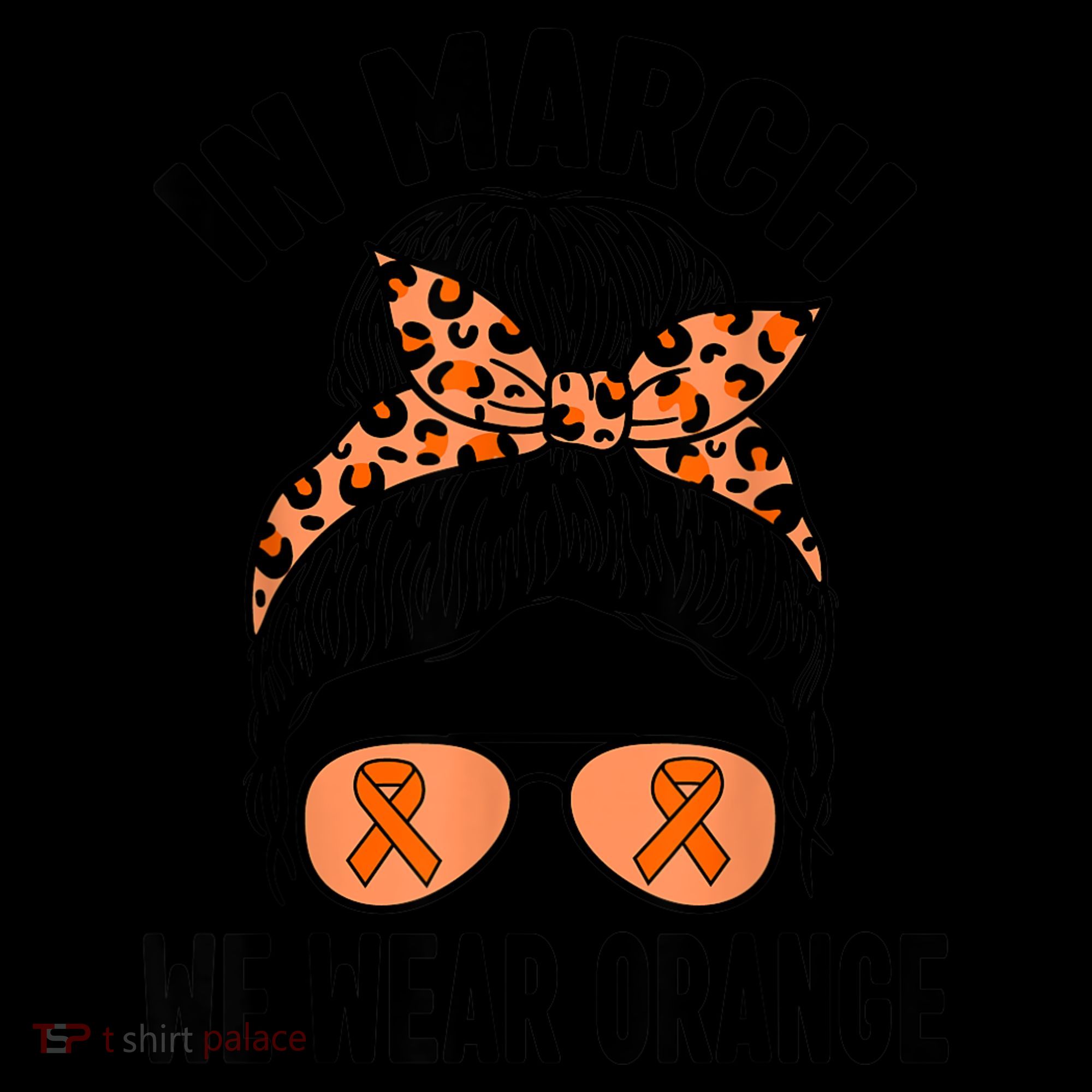 In March We Wear Orange MS Multiple Sclerosis Women's Hoodie