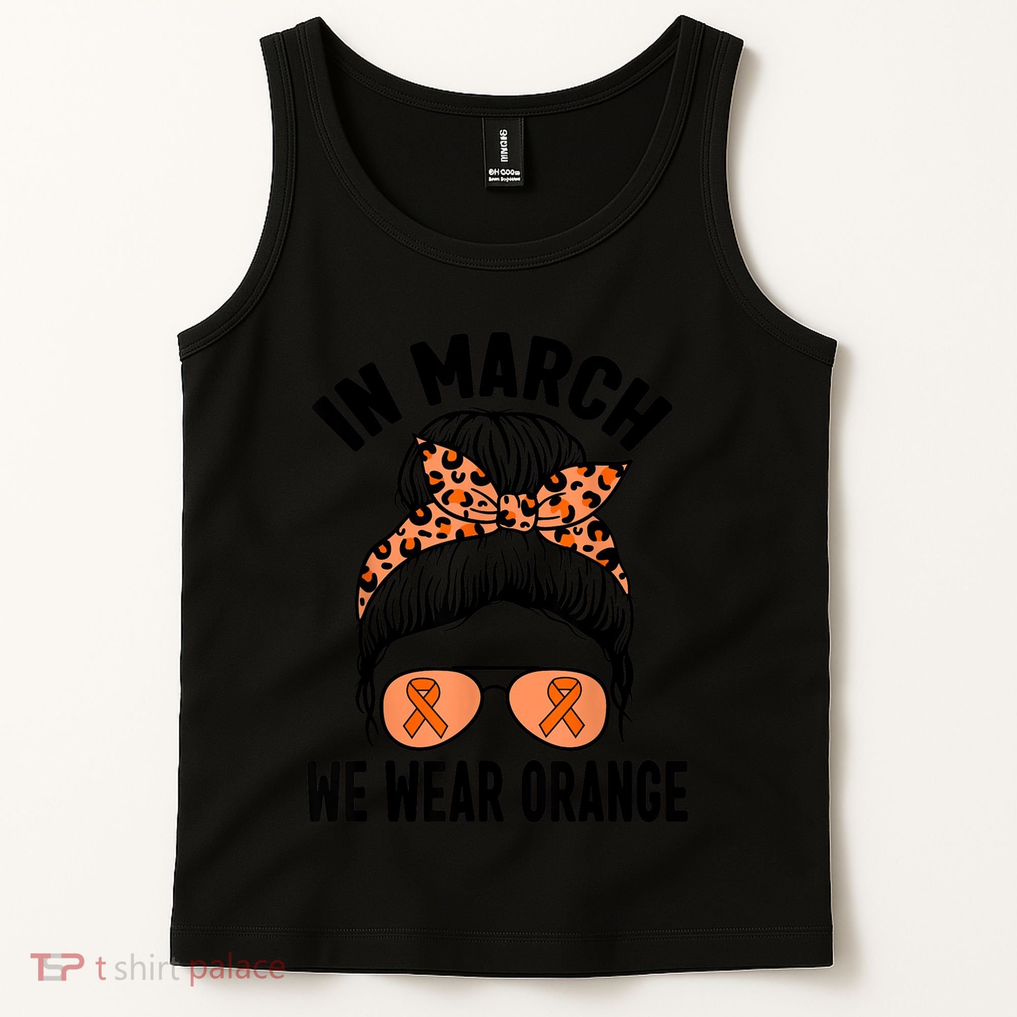 In March We Wear Orange MS Multiple Sclerosis Tank Top