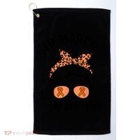 In March We Wear Orange MS Multiple Sclerosis Golf Towel thumb 0