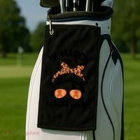 In March We Wear Orange MS Multiple Sclerosis Golf Towel thumb 2