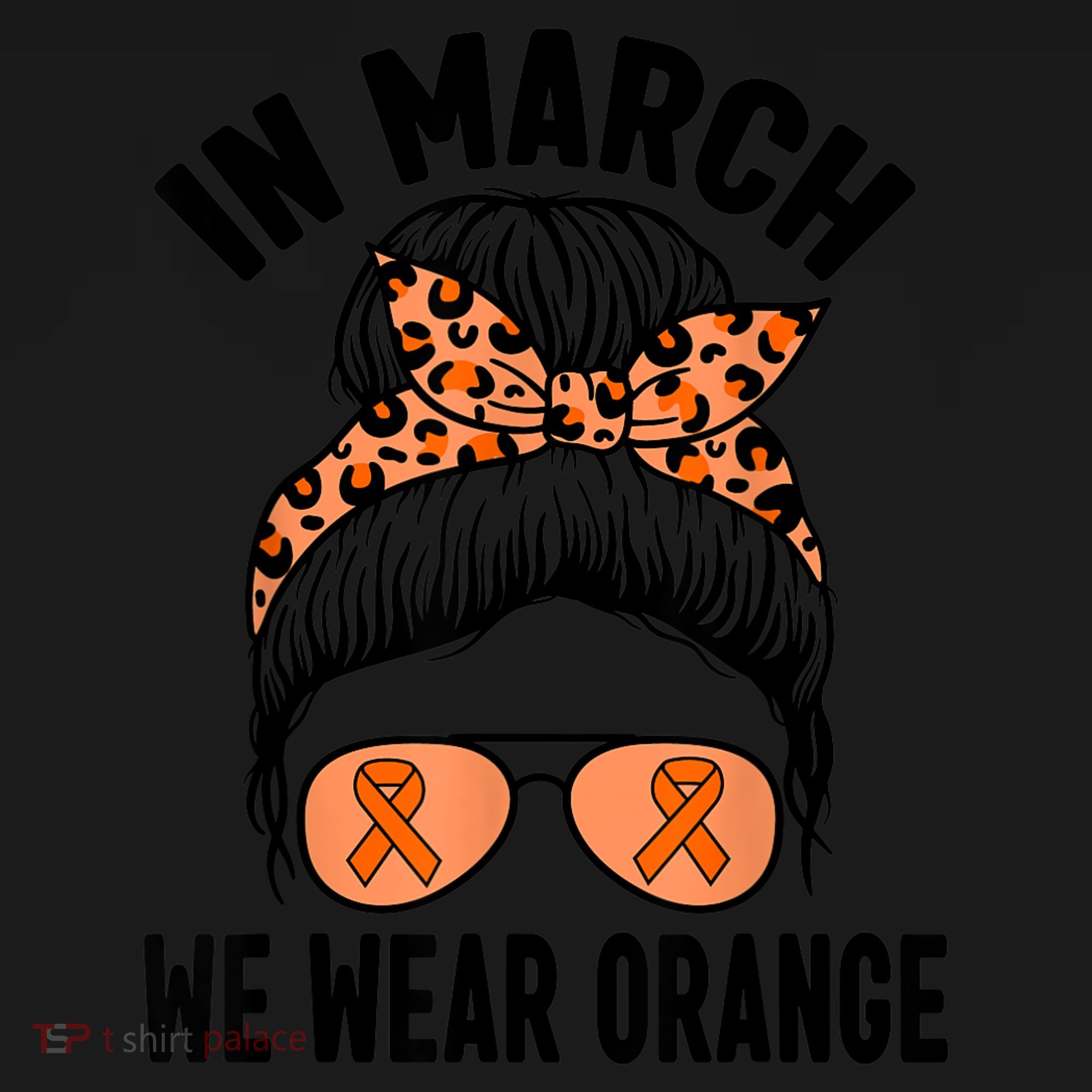 In March We Wear Orange MS Multiple Sclerosis Tote Bag