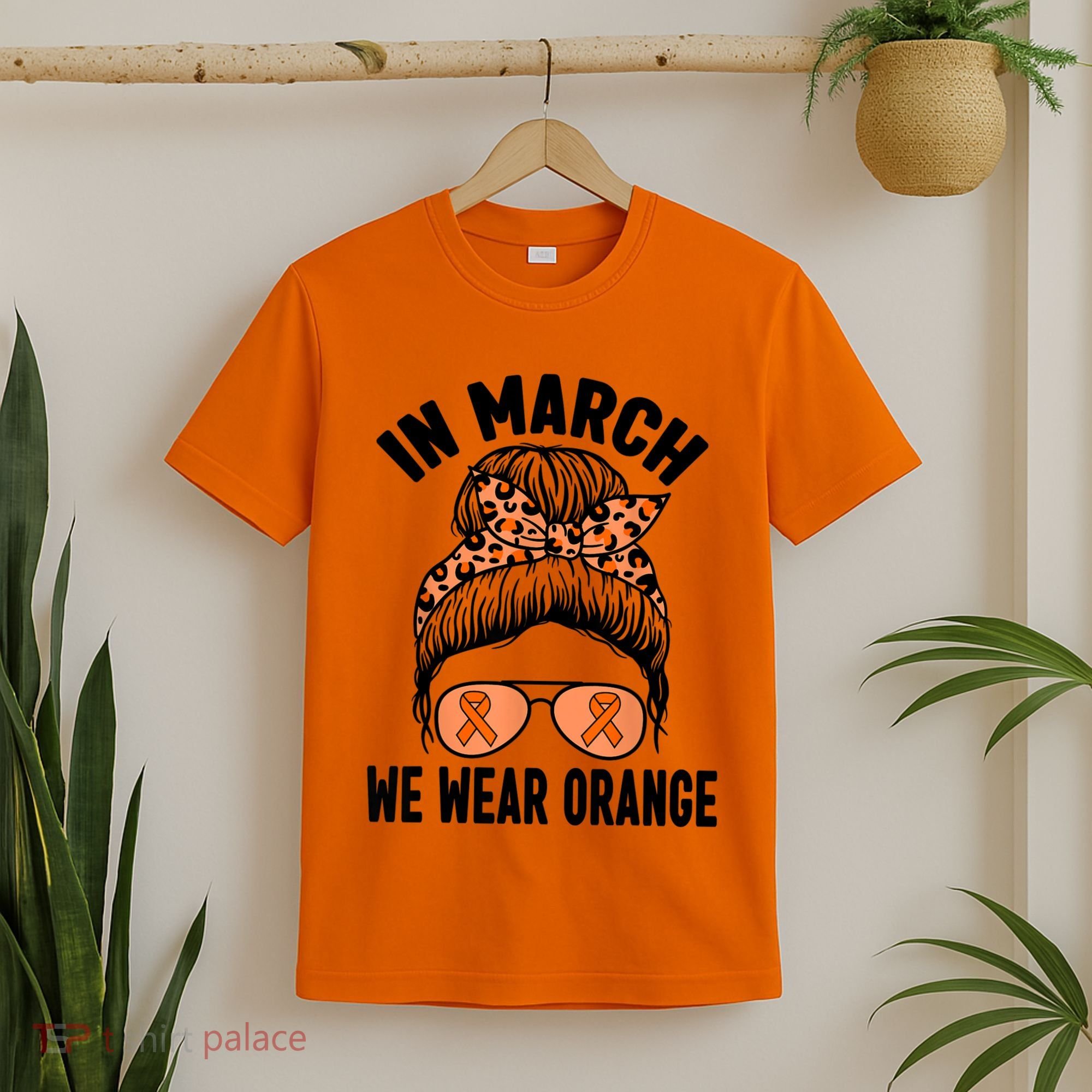 In March We Wear Orange MS Multiple Sclerosis T-Shirt
