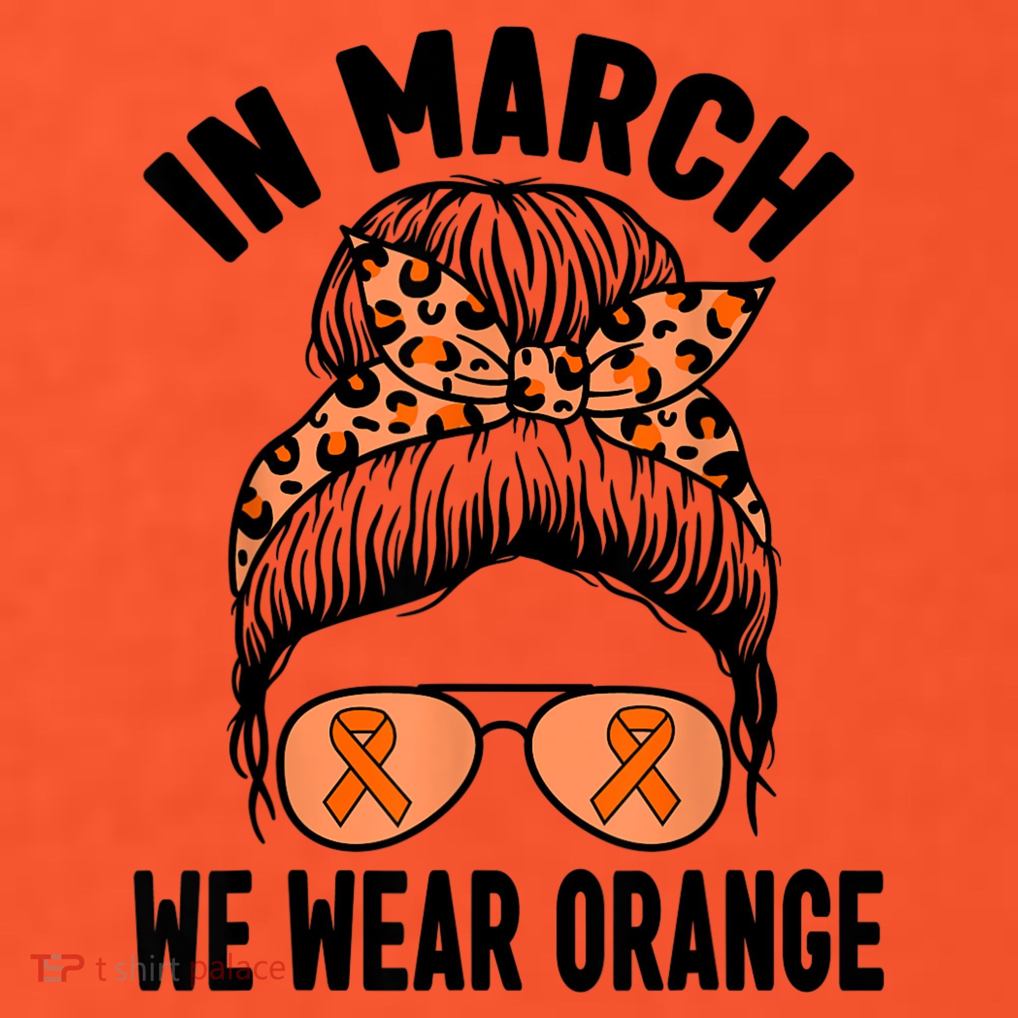 In March We Wear Orange MS Multiple Sclerosis Baby Bodysuit