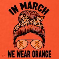 In March We Wear Orange MS Multiple Sclerosis Hat thumb 2