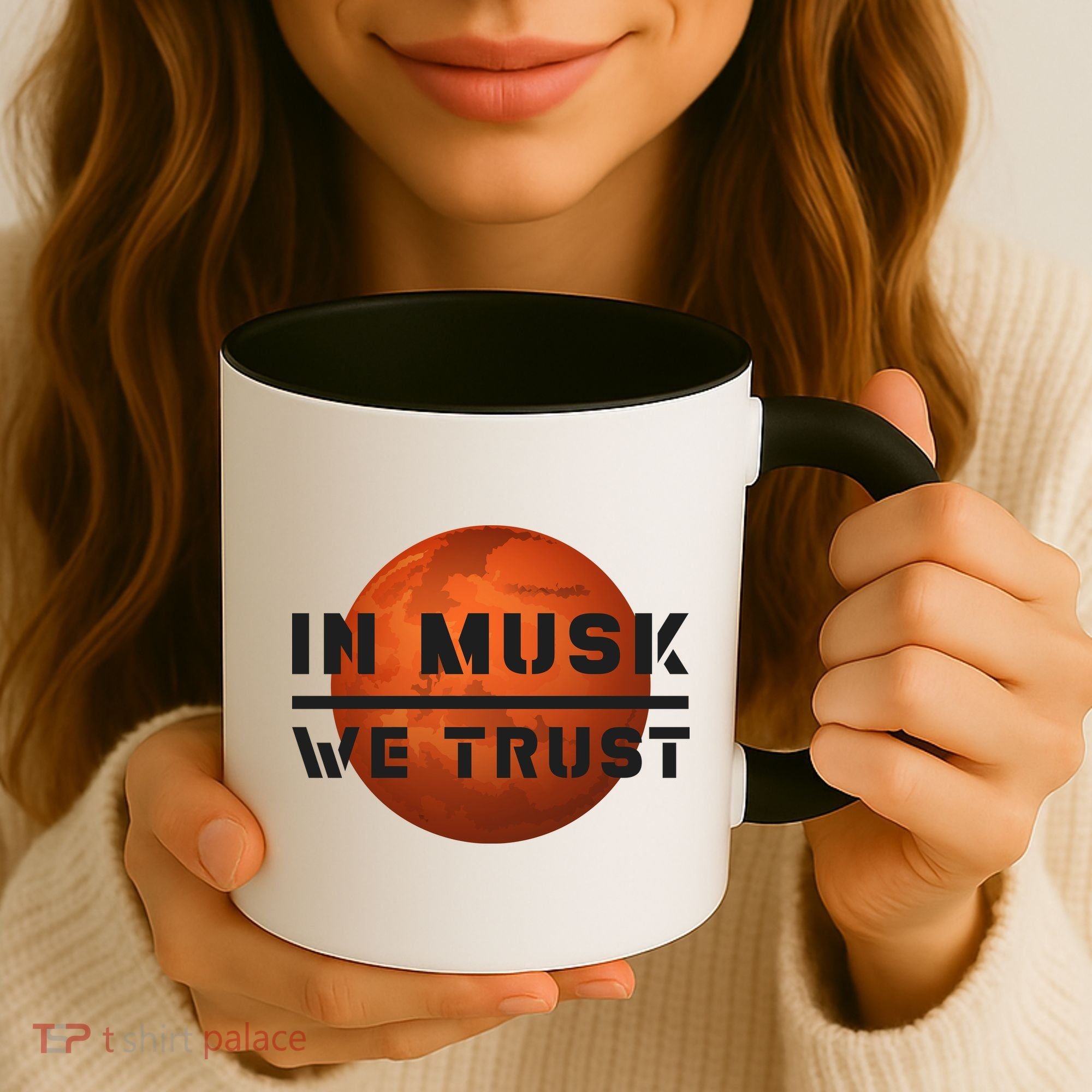 In Musk We Trust Mars Coffee Mug
