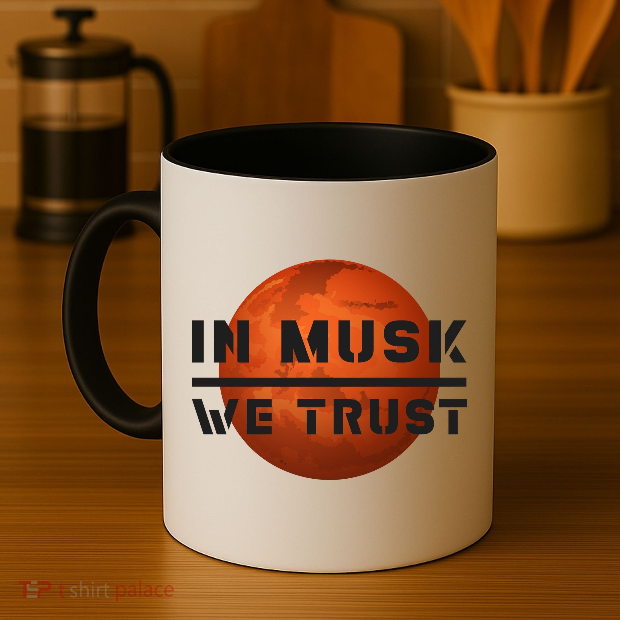In Musk We Trust Mars Coffee Mug