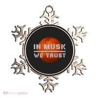 In Musk We Trust Mars Ornament thumb 0