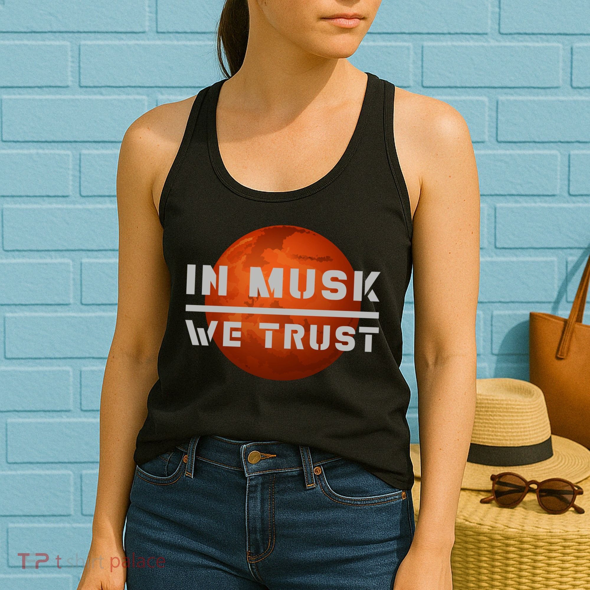 In Musk We Trust Mars Women's Tank Top