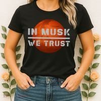 In Musk We Trust Mars Women's T-Shirt thumb 2
