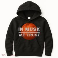 In Musk We Trust Mars Kids Hoodie thumb 0