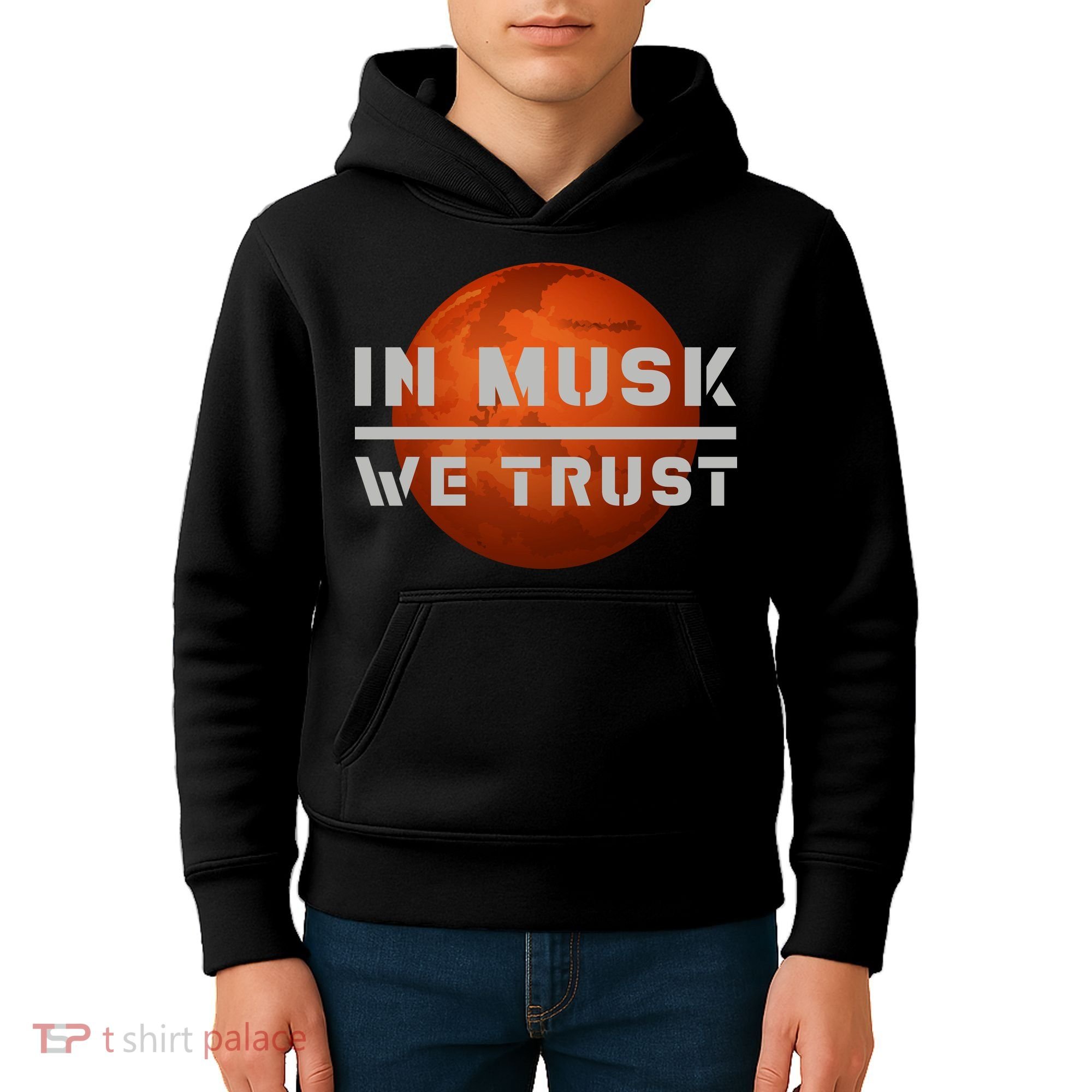 In Musk We Trust Mars Kids Hoodie