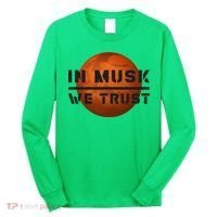 In Musk We Trust Mars Long Sleeve Shirt thumb 0