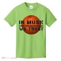 In Musk We Trust Mars Kids T-Shirt thumb 0