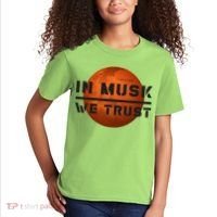 In Musk We Trust Mars Kids T-Shirt thumb 2
