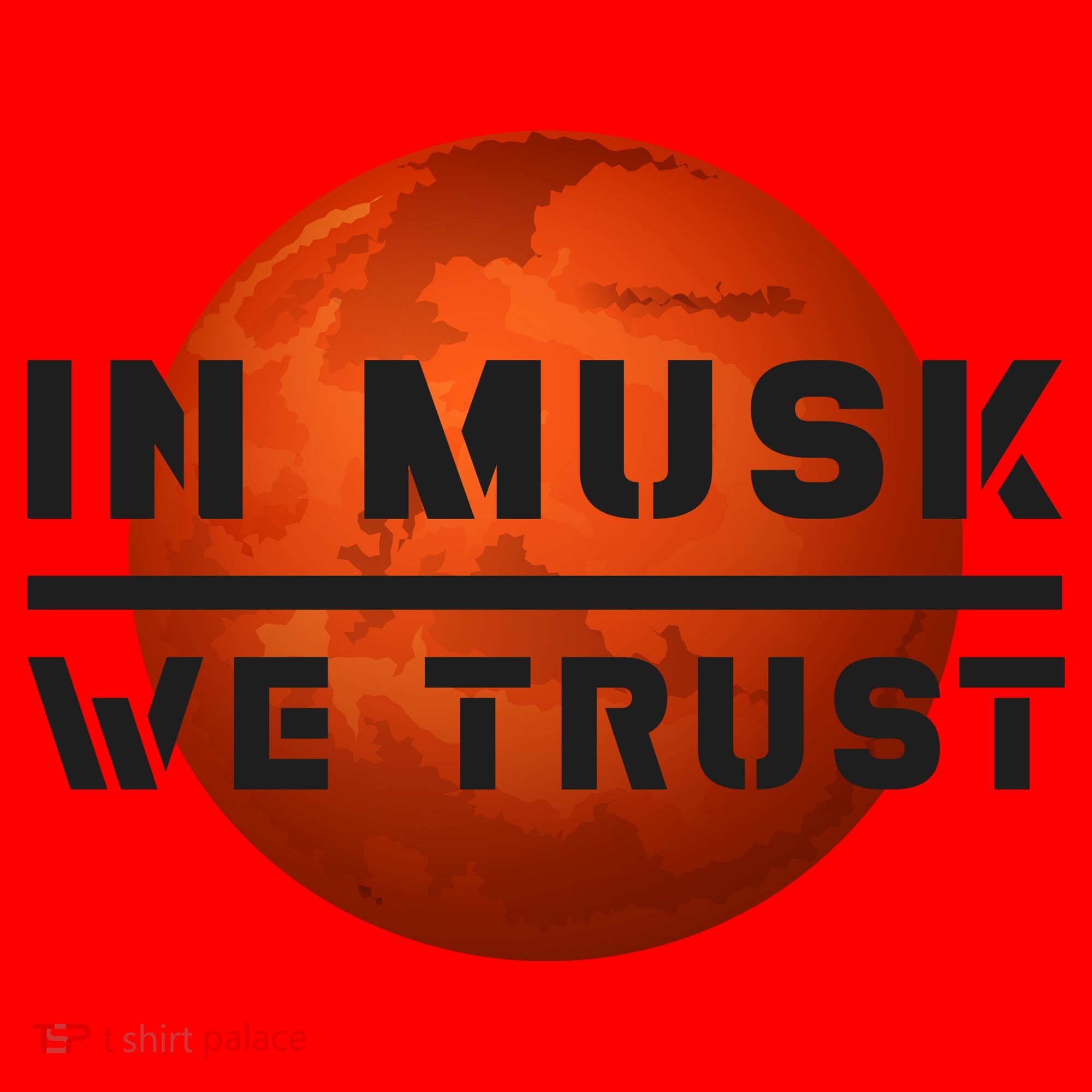 In Musk We Trust Mars Santa Hat